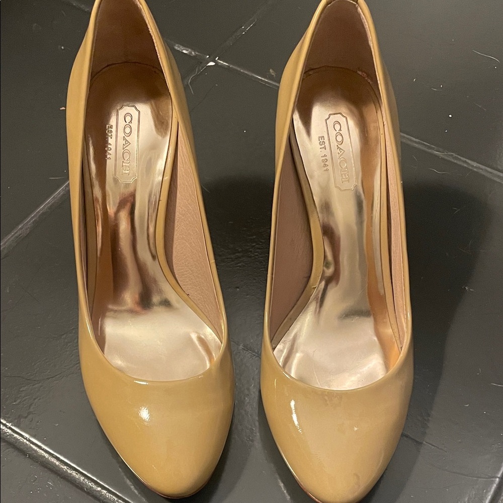 Coach Women's Beige Heels